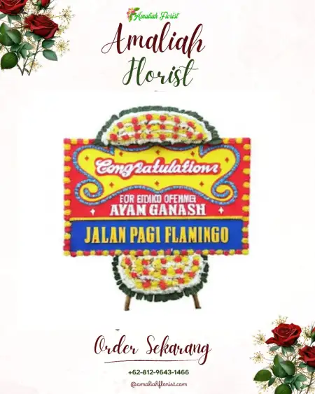 Sewa Papan Bunga Antiga Kelod
